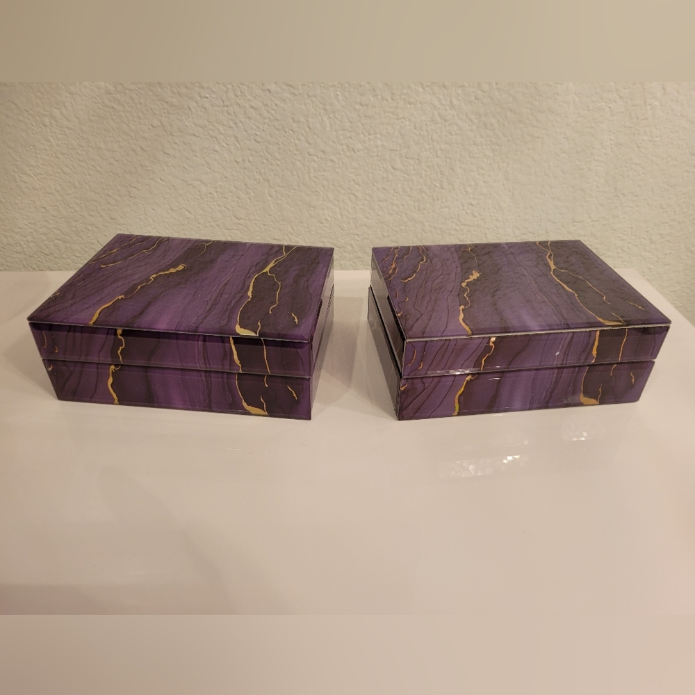 Gorgeous Purple Jewelry Boxes